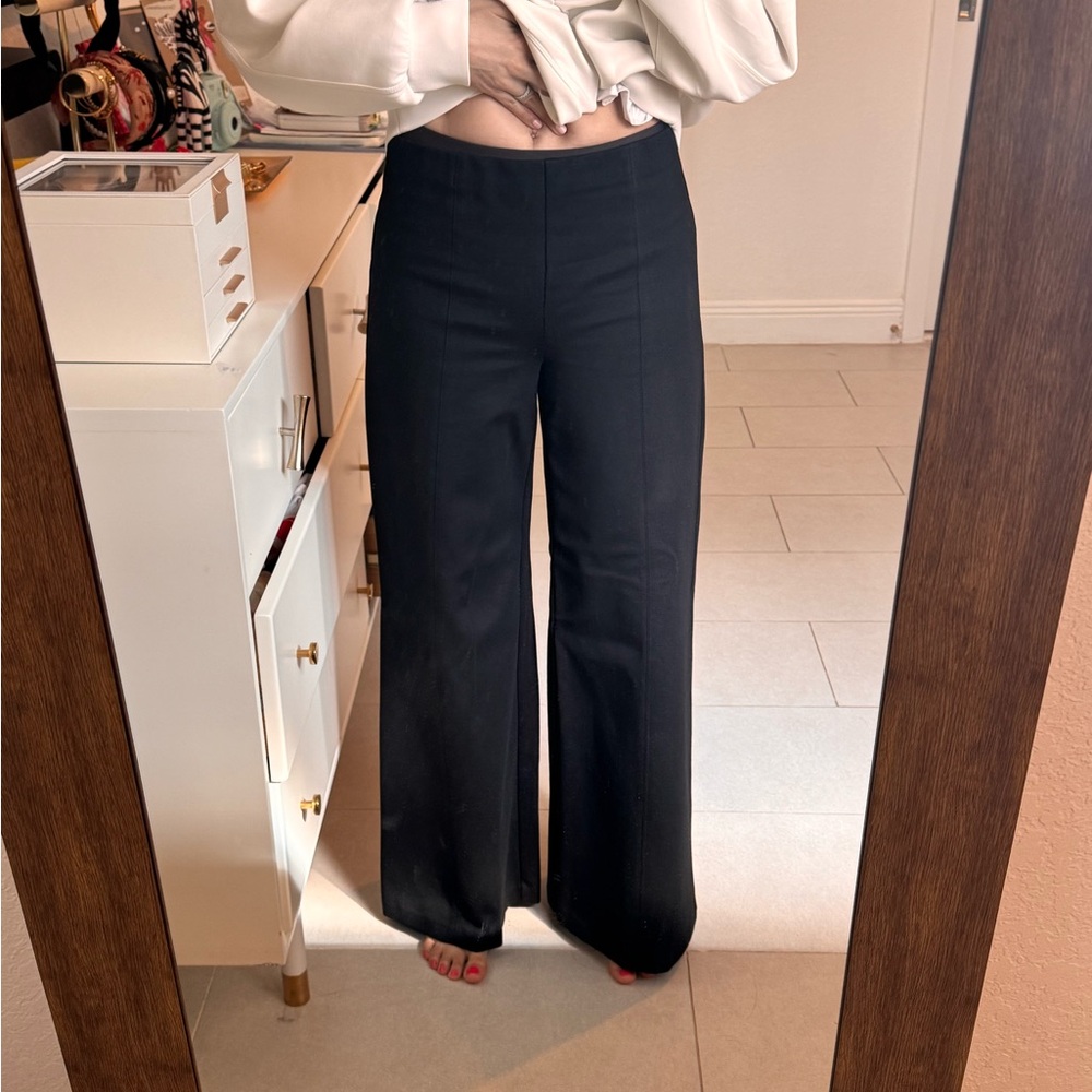 Black Banana Republic Wide-Leg Everywhere Ponte Pants - Picture 11 of 13